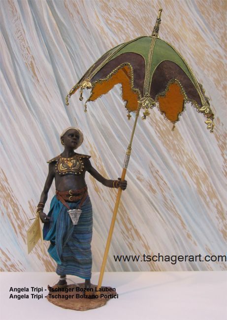 916 - Tripi Angela - Afrikaner mit gruenem Baldachin - africano con baldachino verde 1
