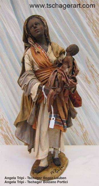 925 - Tripi Angela - Afrikanerin mit Kind - donna africana con bambino 1